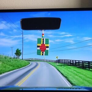 Dominica Flag Car Mirror Danglers/Necklace